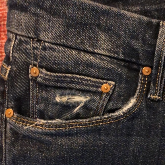 MOTHER High Waisted Looker Ankle Fray Jeans - Picture 6 of 13